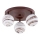 Argon 6292 - Plafonjera FABIO 3xE14/7W/230V alabaster braon