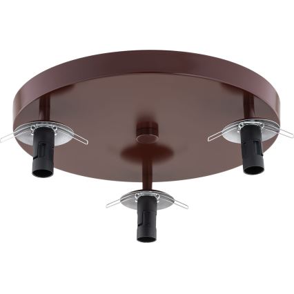 Argon 6292 - Plafonjera FABIO 3xE14/7W/230V alabaster braon