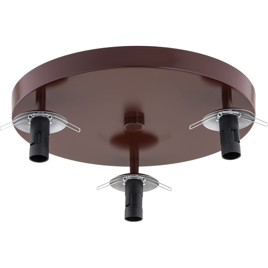 Argon 6292 - Plafonjera FABIO 3xE14/7W/230V alabaster braon