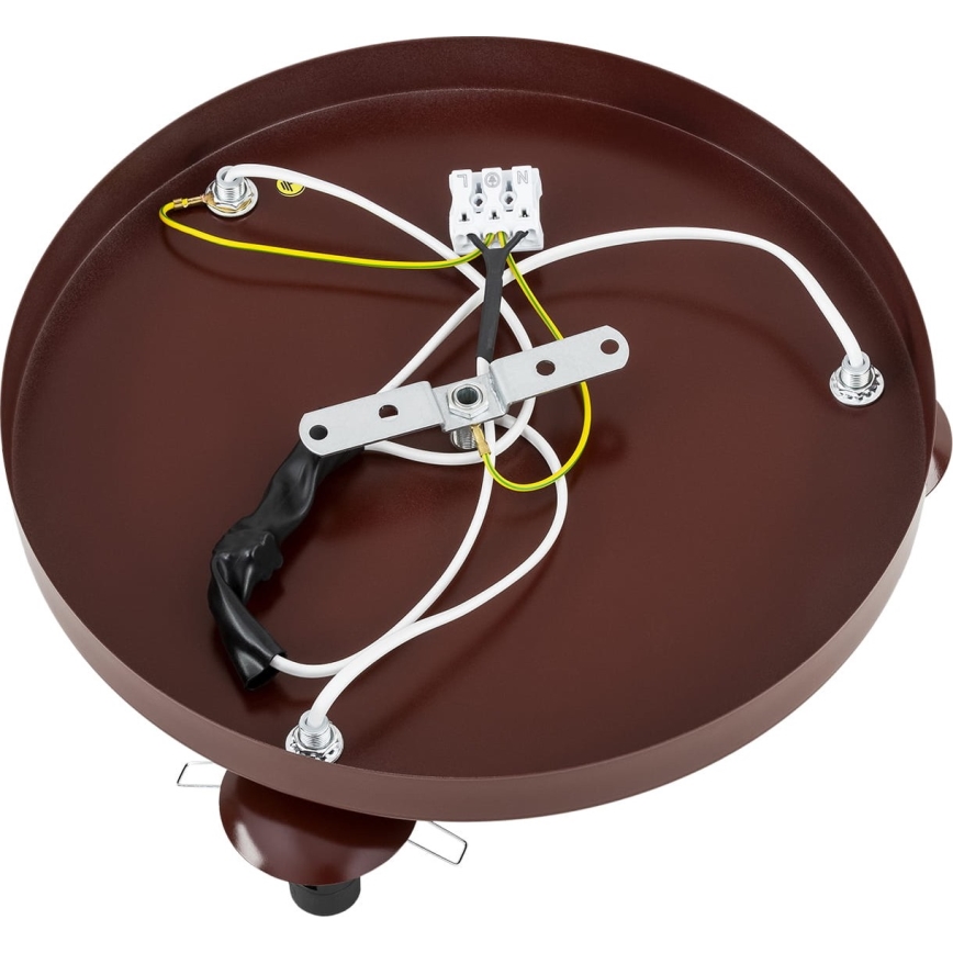 Argon 6292 - Plafonjera FABIO 3xE14/7W/230V alabaster braon