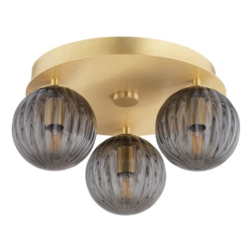 Argon 6308 - Plafonjera PALOMA 3xE14/7W/230V zlatna/crno
