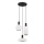 Argon 6323 - Luster na sajli SAGUNTO PLUS 3xE27/15W/230V crno