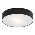 Argon 661 - Plafonsko svetlo DARLING 2xE27/15W/230V, prečnik 35 cm, crna