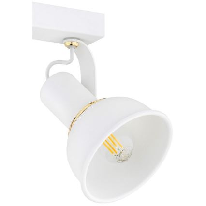 Argon 7036 - Reflektorska lampa TWIST 2xE14/7W/230V beli/zlatna