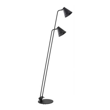 Argon 7077 - Podna lampa AVALONE 2xE27/15W/230V crno