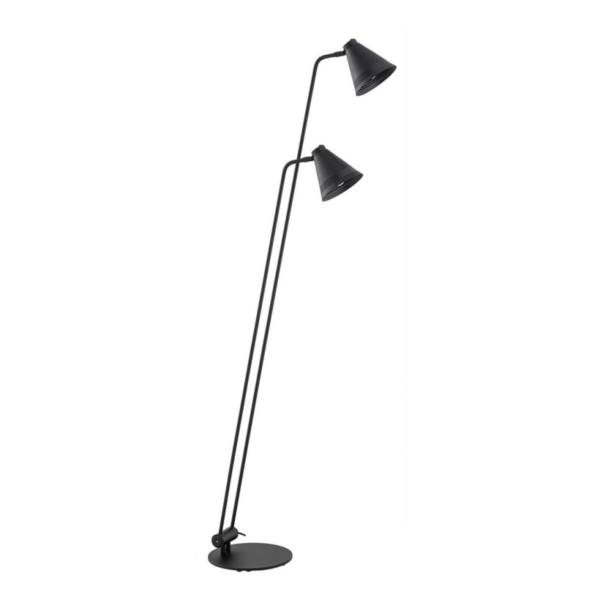 Argon 7077 - Podna lampa AVALONE 2xE27/15W/230V crno
