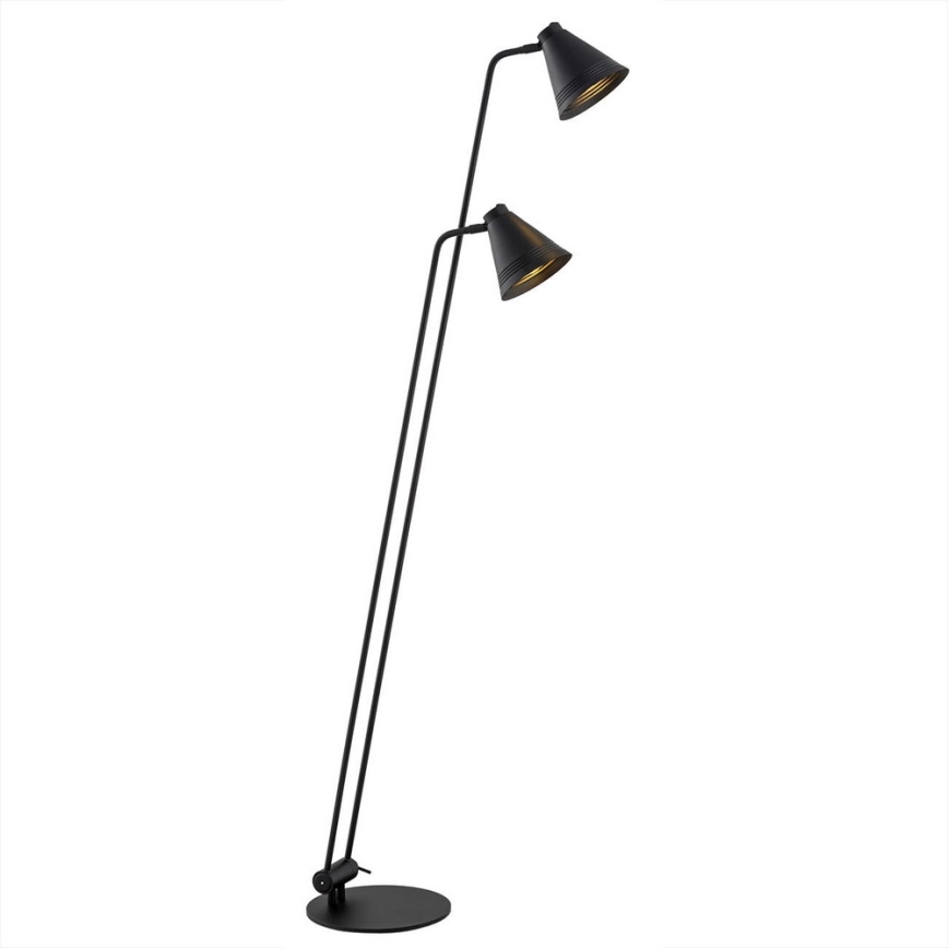 Argon 7077 - Podna lampa AVALONE 2xE27/15W/230V crno