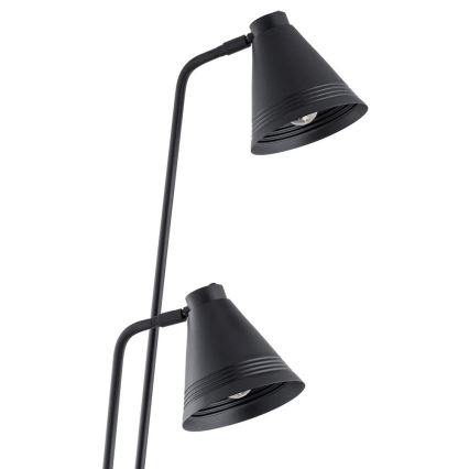Argon 7077 - Podna lampa AVALONE 2xE27/15W/230V crno