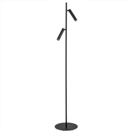 Argon 7082 - Podna lampa TORRE 2xG9/6W/230V crno