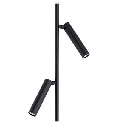 Argon 7082 - Podna lampa TORRE 2xG9/6W/230V crno
