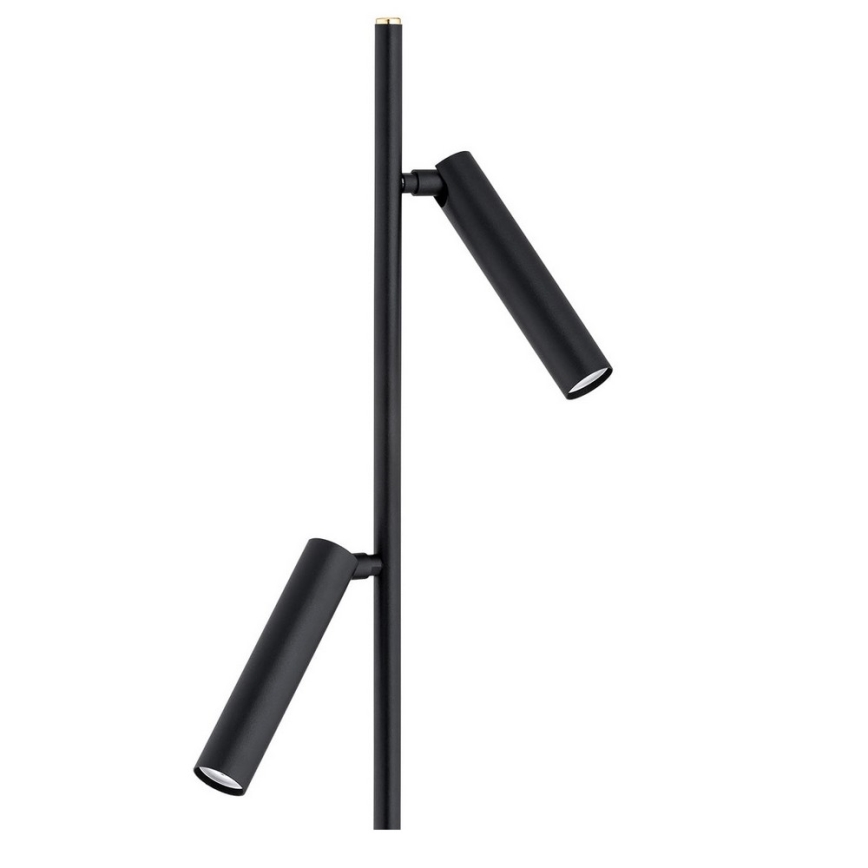 Argon 7082 - Podna lampa TORRE 2xG9/6W/230V crno