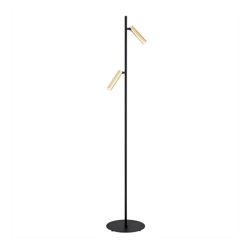 Argon 7083 - Podna lampa TORRE 2xG9/6W/230V crno/mesing