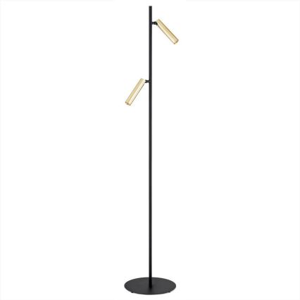 Argon 7083 - Podna lampa TORRE 2xG9/6W/230V crno/mesing