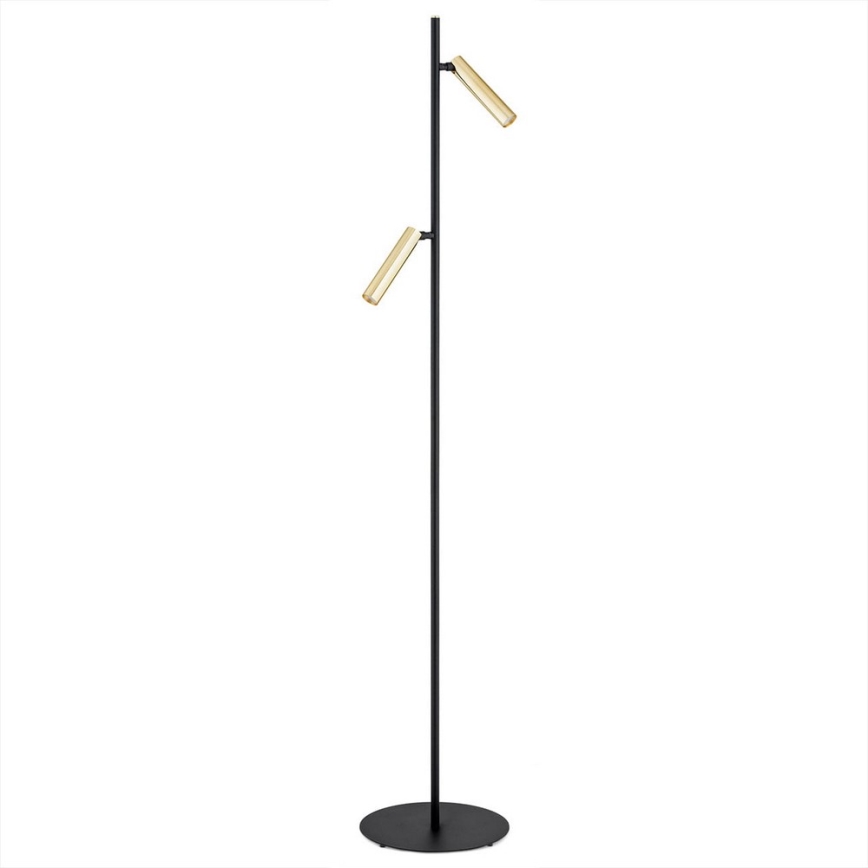 Argon 7083 - Podna lampa TORRE 2xG9/6W/230V crno/mesing