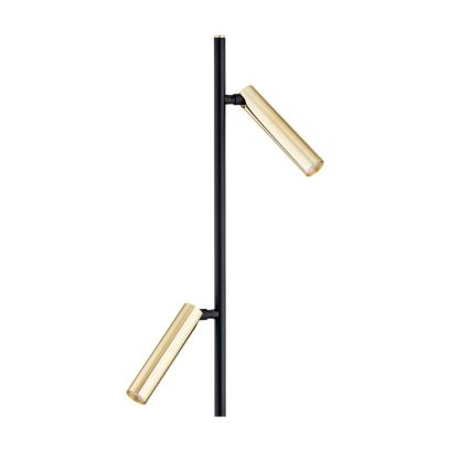 Argon 7083 - Podna lampa TORRE 2xG9/6W/230V crno/mesing