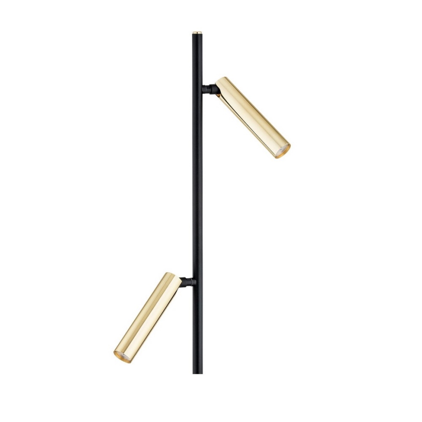 Argon 7083 - Podna lampa TORRE 2xG9/6W/230V crno/mesing