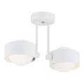 Argon 7088 - Luster na štangu MASSIMO PLUS 2xG9/6W/230V, bela