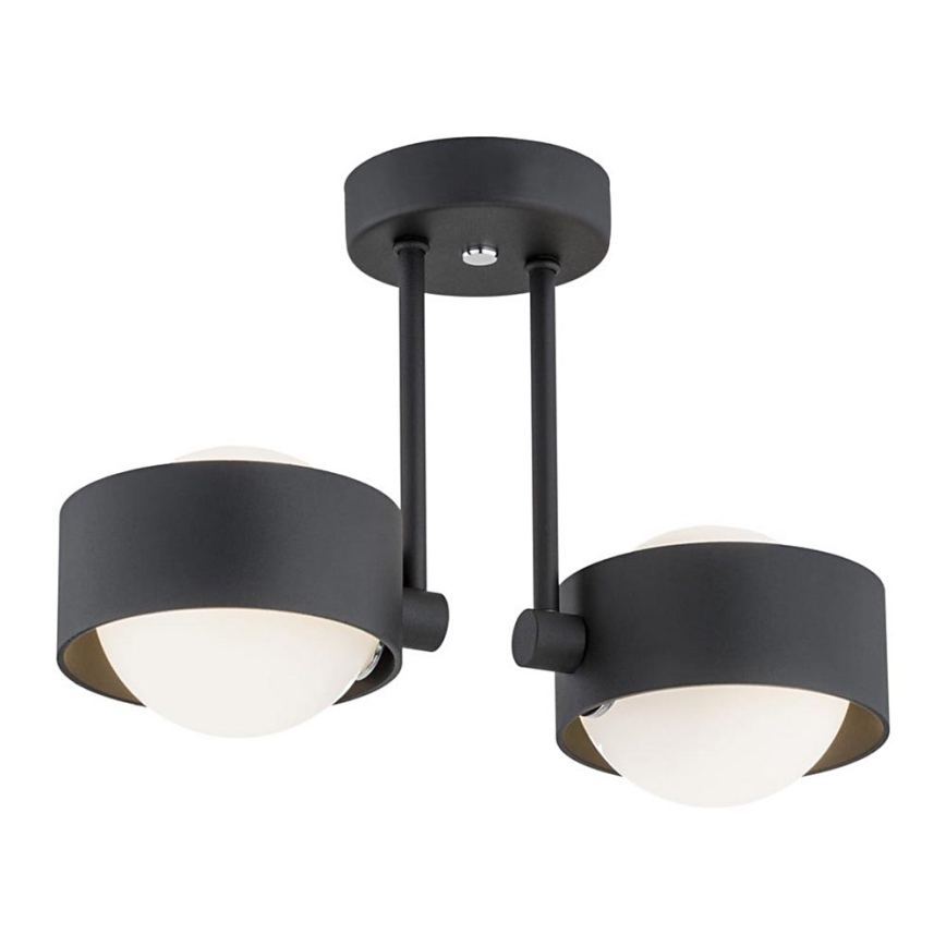 Argon 7089 - Viseći luster MASSIMO PLUS 2xG9/6W/230V crno