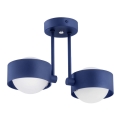 Argon 7090 - Luster na šipci MASSIMO PLUS 2xG9/6W/230V plavi