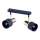 Argon 7113 - Reflektorska lampa DORIA 2xE27/15W/230V plava/mesing