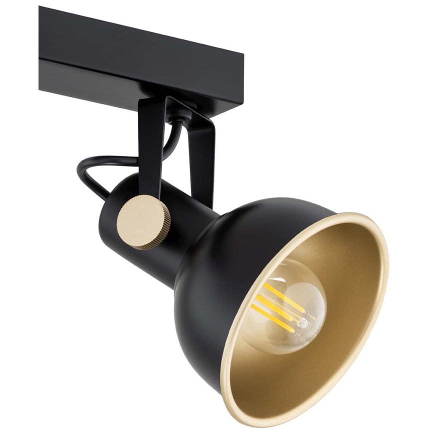 Argon 7142 - Reflektorska lampa LENORA 2xE14/7W/230V crno