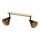 Argon 7147 - Reflektorska lampa LUCINDA 2xE14/7W/230V crno/zlatna