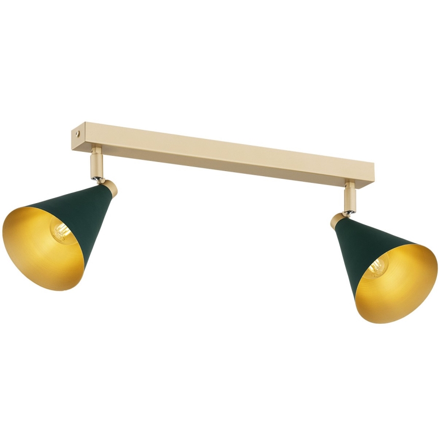 Argon 7148 - Reflektorska lampa LUCINDA 2xE14/7W/230V zelena