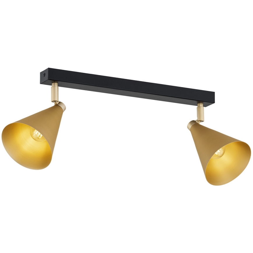 Argon 7149 - Reflektorska lampa LUCINDA 2xE14/7W/230V zlatna