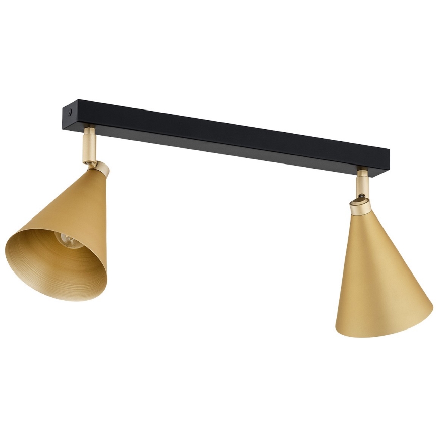 Argon 7149 - Reflektorska lampa LUCINDA 2xE14/7W/230V zlatna