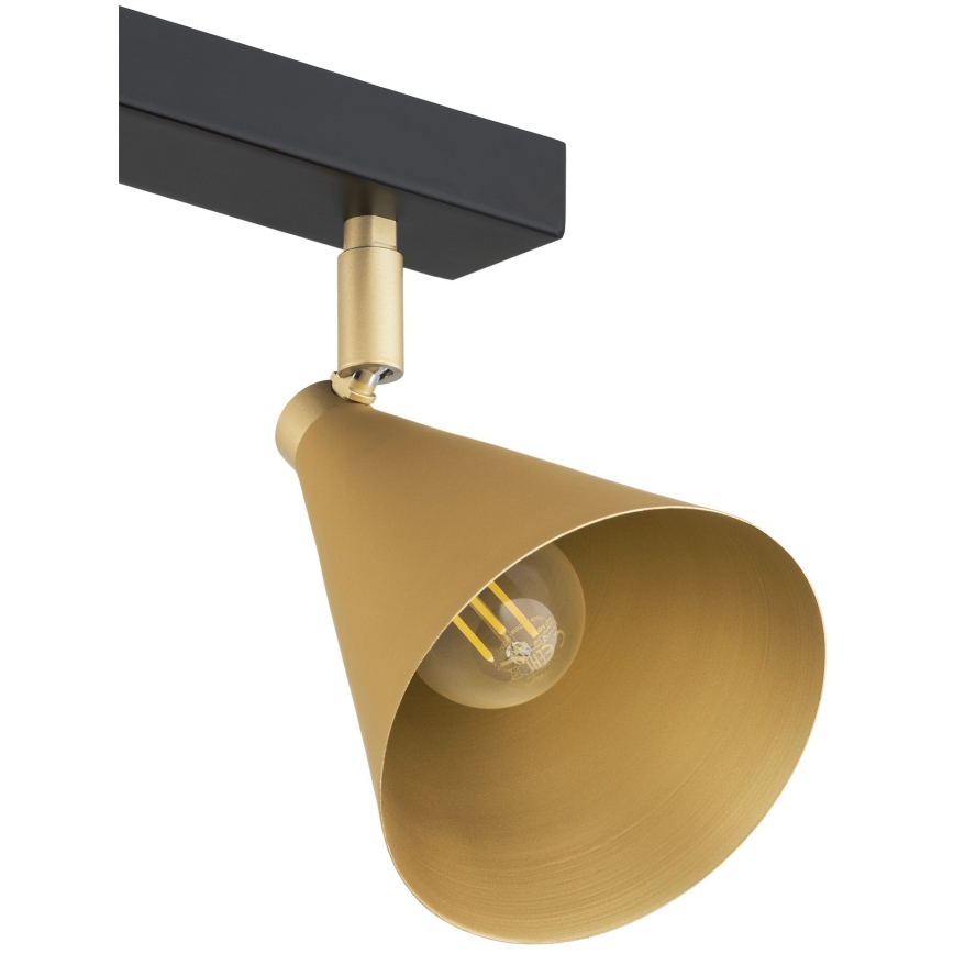 Argon 7149 - Reflektorska lampa LUCINDA 2xE14/7W/230V zlatna