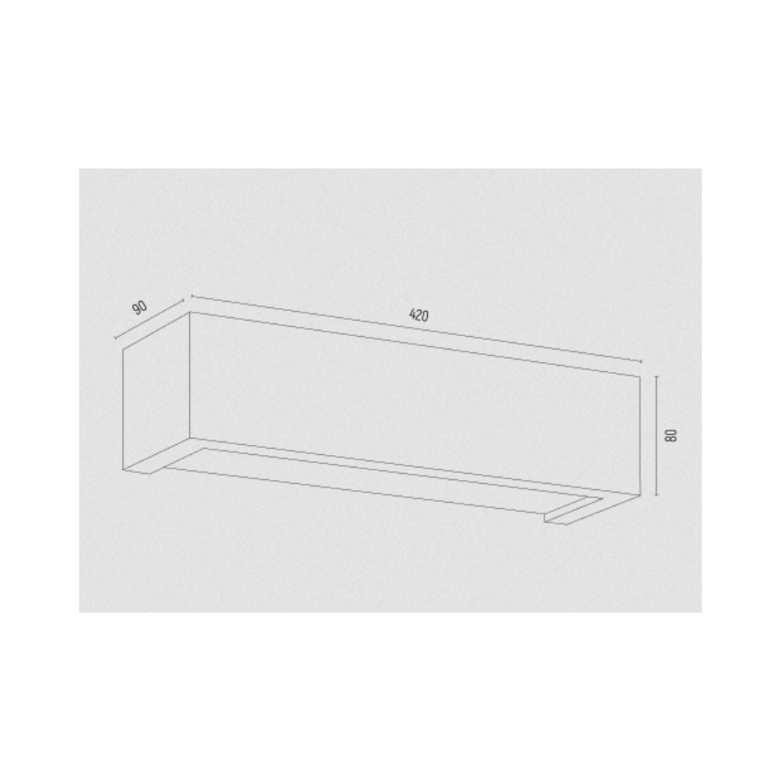 Argon 7169 - Zidna lampa CASERTA 2xE27/15W/230V 42 cm