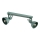 Argon 7174 - Reflektorska lampa LENORA 2xE14/7W/230V zelena