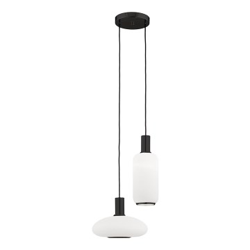Argon 7214 - Luster na sajli SAGUNTO PLUS 2xE27/15W/230V crno