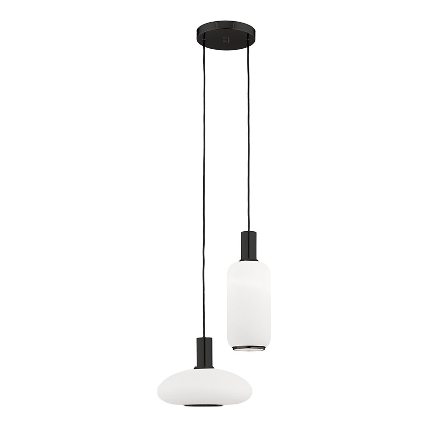 Argon 7214 - Luster na sajli SAGUNTO PLUS 2xE27/15W/230V crno