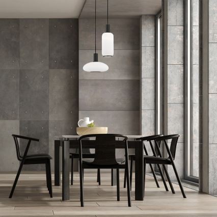 Argon 7214 - Luster na sajli SAGUNTO PLUS 2xE27/15W/230V crno