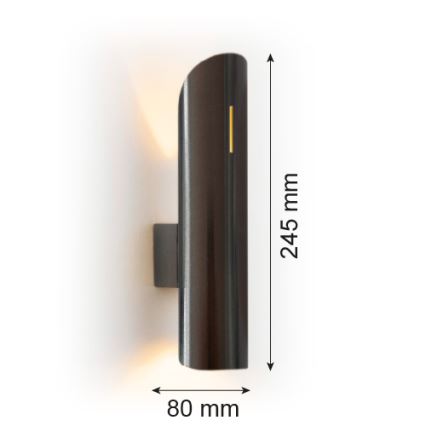 Argon 7232 - Zidna lampa AKRON PLUS 2xG9/6W/230V