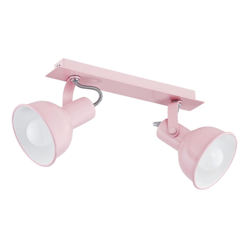 Argon 782 - Reflektorska lampa NIL 2xE14/7W/230V roze
