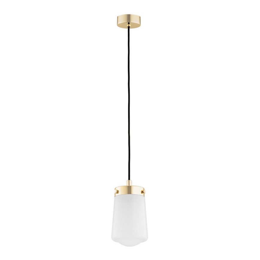 Argon 8004 - Luster na sajli PASADENA 1xE27/15W/230V zlatna/beli