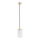 Argon 8004 - Luster na sajli PASADENA 1xE27/15W/230V zlatna/beli