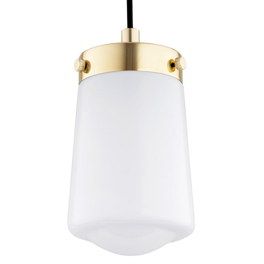 Argon 8004 - Luster na sajli PASADENA 1xE27/15W/230V zlatna/beli