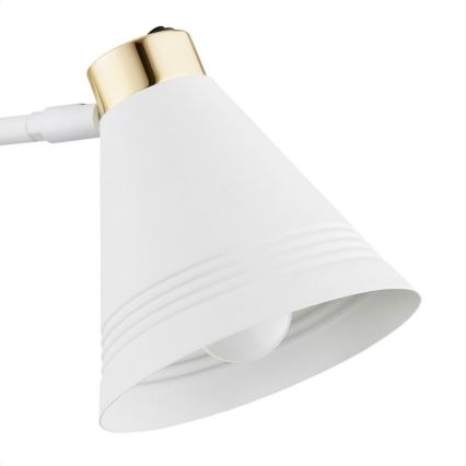 Argon 8007 - Zidna lampa AVALONE 1xE27/15W/230V 57 cm beli/zlatna