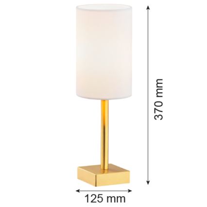 Argon 8030 - Stona lampa ABRUZZO 1xE14/7W/230V mesing/beli
