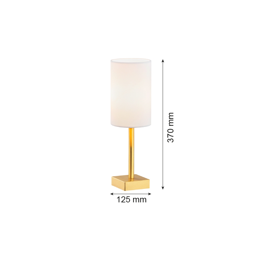 Argon 8030 - Stona lampa ABRUZZO 1xE14/7W/230V mesing/beli