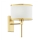Argon 8033 - Zidna lampa ABBANO 1xE27/15W/230V mesing/beli