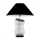 Argon 8037 - Stona lampa VENETO 1xE27/15W/230V crno/mesing