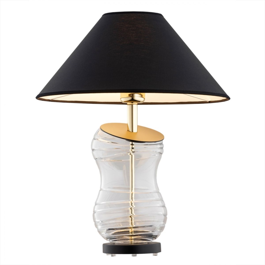 Argon 8037 - Stona lampa VENETO 1xE27/15W/230V crno/mesing