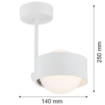 Argon 8058 - Viseći luster MASSIMO PLUS 1xG9/6W/230V beli