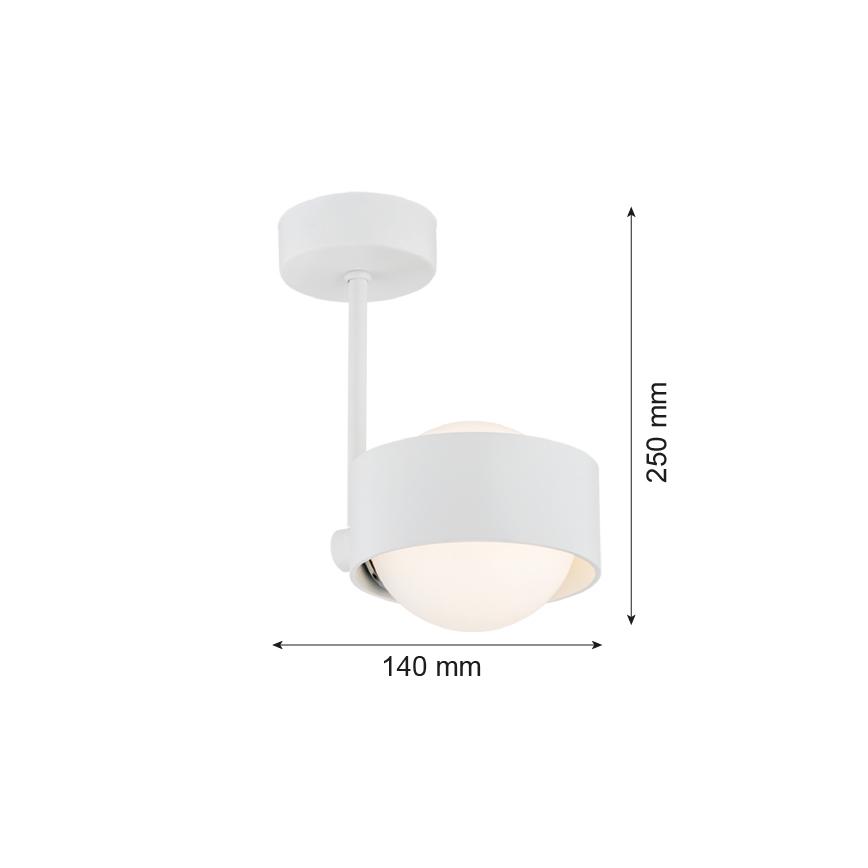 Argon 8058 - Viseći luster MASSIMO PLUS 1xG9/6W/230V beli