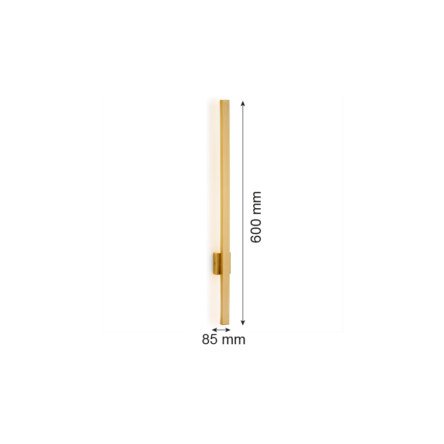 Argon 8063 - LED Zidna lampa ASSE LED/6W/230V zlatna