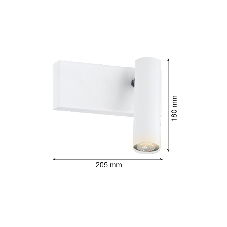 Argon 8064 - Zidna reflektorska lampa ETNA 1xG9/6W/230V beli